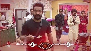 NTR gets into Chef avatar for the housemates BiggBossTelugu Today at 9 PM [upl. by Rep]