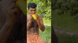 Eat mangoes 🥭 in villages shortsvideo shortsviral [upl. by Aronos]