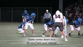 Strafford Indian Football 28  Forsyth 26 [upl. by Kariv]