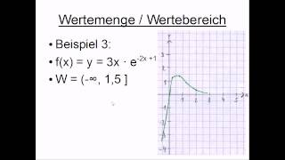 Wertemenge Wertebereich [upl. by Jimmy]