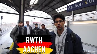 RWTH Aachen  Campus tour by Nikhilesh Dhure Meeting Indian students in Aachen [upl. by Berners]