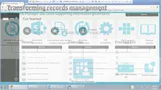 HP Records Manager Demo [upl. by Eon]