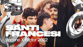 I SANTI FRANCESI VINCONO X FACTOR 2022 [upl. by Adnaral]