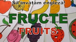 Sa invatam engleza  FRUCTEFRUITS cuvinte si propozitii  Lets learn English [upl. by Roper843]