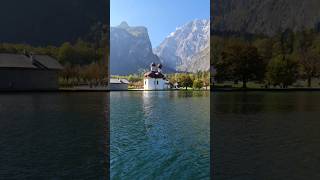 A Fairy Tale Lake🛶🏞️konigssee bavaria germany europe mountains nature travel explore shorts [upl. by Doubler105]