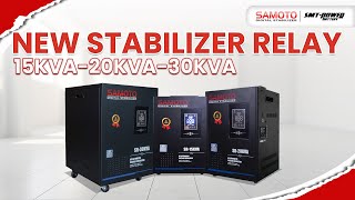 New Stabilizer Relay 15KVA20KVA30KVA  Kapasitas Lebih Besar untuk Kestabilan Listrik Optimal [upl. by Nyladnohr8]