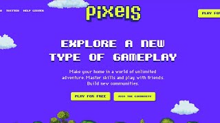 PIXELS  An Infinite World of Endless Adventure  Pixels Indonesia Gameplay [upl. by Forcier]