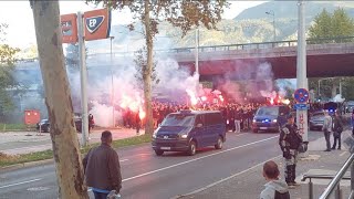 Manijaci krenuli prema Koševu [upl. by Odrarej]