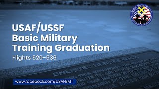 USAFUSSF Basic Military Training Graduation Ceremony Flights 520536  August 15 2024 [upl. by Mariska]