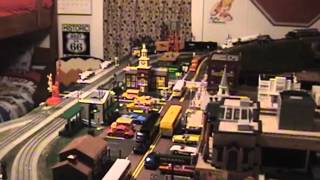 My O Scale Train Layout April 2012 [upl. by Dduj]