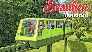 Skytrain Monorail at Beaulieu National Motor MuseumJune 2021 4K [upl. by Kym]