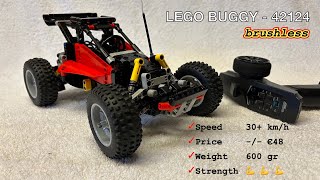 Tuned LEGO buggy 42124  brushless [upl. by Jaquelyn]