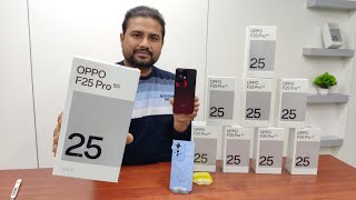 Oppo F25 Pro 5G Unboxing  IP 65 Full Water Resistant  Under 25 Thousand  MTK Dimensity 7050 [upl. by Obie]