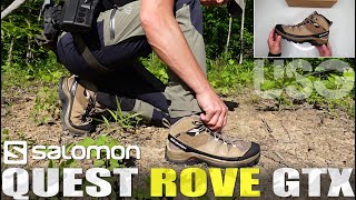 Salomon Quest Rove GTX Review NEW Salomon Backpacking Boots Review [upl. by Iver639]