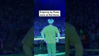 Remix of ‘You amp Me’ by Flume went off at Red Rocks electronicmusic edm flume redrocks dnb [upl. by Dviad]