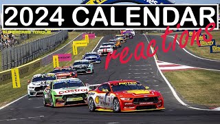 2024 Calendar Announcement Reaction  V8 Supercars Torque [upl. by Sirrap]