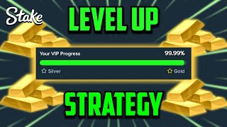 HOW TO WAGER FAST ON STAKE TO LEVEL UP YOUR VIP SILVER TO GOLD [upl. by Isleen]