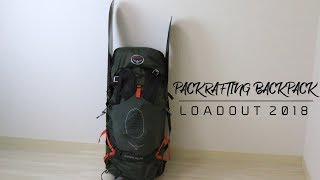 Packrafting Backpack Loadout 2018 by Epic Trips [upl. by Petra]