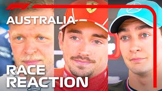 Drivers Reaction After the Race  2024 Australian Grand Prix [upl. by Gadmon]