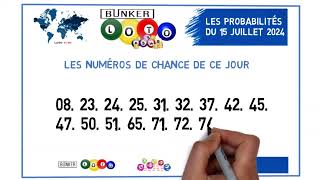 LOTO CROIX DU JOUR  15 JUILLET 2024  COMMENT GAGNER À LA LOTERIE [upl. by Hettie770]