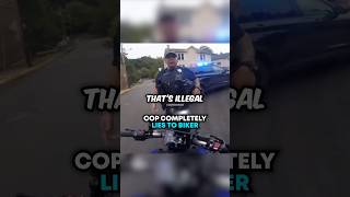 Cop COMPLETELY LIES To Biker 😬 [upl. by Gratia]