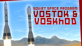 KSP Recreating the VOSTOK and the VOSKHOD Soviet Space Programs [upl. by Anaderol]