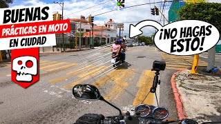 Buenas PRÁCTICAS en moto Ciudad ¡Evita accidentes  Alets Go [upl. by Sirroned334]