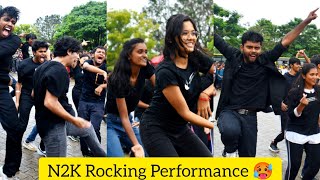 N2Ks Rocking Performance  Flashmob Invente 2022  SSN College  flashmob in rain [upl. by Pallaton]