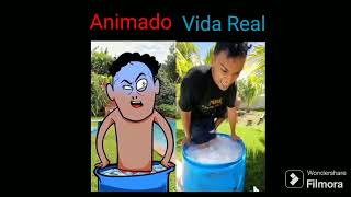 Alfredo Larin El Frío es Mental  Vida Real VS Animado  quotCartoon And Real Lifequot Parte 11 [upl. by Hope608]