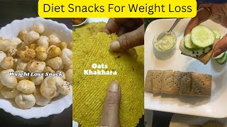 3 BEST DIET SNACKS FOR WEIGHT LOSS  Low Calorie Snacks  Snacks Recipes  mindful recipes [upl. by Elleryt936]