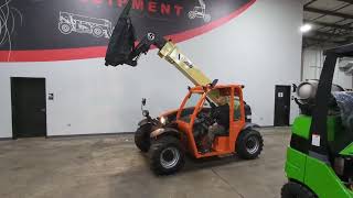 2014 JLG G518A 5000lb Pneumatic Diesel Telehandler STK 12639 [upl. by Tenaj451]