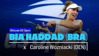 BIA HADDAD x Caroline Wozniacki Oitavas US Open 2024  Live comentários [upl. by Schroeder]