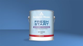 Fresh Start® Undercoater PrimerSealer  Benjamin Moore [upl. by Ariahs]