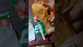 KFC Chicken unboxing 🍗 shorts kfc kfcchicken chicken friedchicken tamannaah hindisong [upl. by Ocimad]