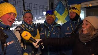 Svenska fansens jubel – quotMagisktquot [upl. by Bowie]