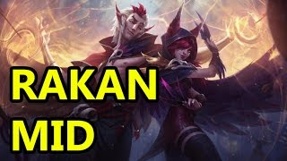 RAKAN MID IS OP  BG LEAGUE OF LEGENDS [upl. by Notelrahc]