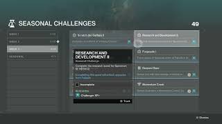 Destiny 2 quotEchoesquot Act 1  All Week 3 Seasonal Challenges [upl. by Arick]