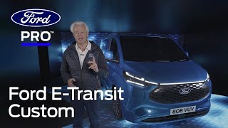 Hans Schep stellt neuen vollelektrischen Ford ETransit Custom vor  Ford Deutschland [upl. by Sairu]