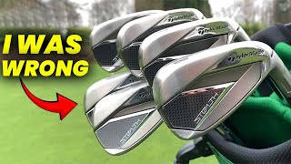 High Handicapper Heaven Taylormade Golf Stealth Iron Review [upl. by Aihsinyt205]