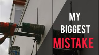 My biggest MISTAKE 😱 kitchen Chimney hole [upl. by Ahmar]