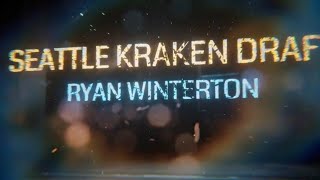 SEATTLE KRAKEN DRAFT RYAN WINTERTON ROUND 3 PICK 67 [upl. by Jandel808]