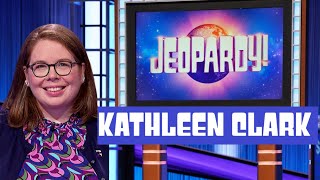 Who is KATHLEEN CLARK from Jeopardy CONTESTANT PROFILE amp LIFE AGE JOB amp FAMILY EXPLAINED [upl. by Adnirem]