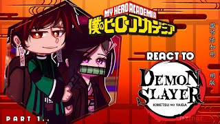 quotMHA react to Demon Slayerquot  Made By ItzMaeツ [upl. by Vivyanne325]