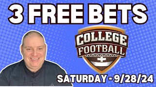 NCAAF Week 5  Free Betting Picks amp Predictions  92824 l Craigs Picks amp Parlays l ncaafbets [upl. by Laise]