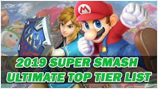 2019 Super Smash Bros Ultimate TOP Tier List  SSBU [upl. by Aylsworth284]