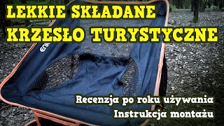 Krzesło turystyczne  recenzja outdoor turystyka sprzęt turystyczny [upl. by Mayworm]