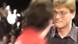 Eric Bristow Darts HEADBUTT Incident [upl. by Einaffets]