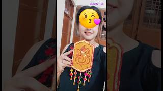 Ganesha Lippan art 🙏 clay art Ganesha art diy viralvideo lippanart clayart viral [upl. by Moses]