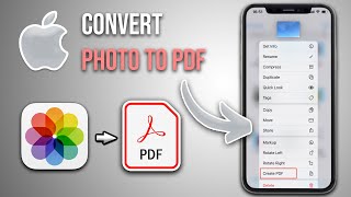 How To Convert Photo To PDF On iPhone Full Guide [upl. by Fira]