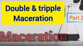 Maceration Part2  maceration with animation  easy urdu lectures of Pharmacognosy  extraction [upl. by Kelci]